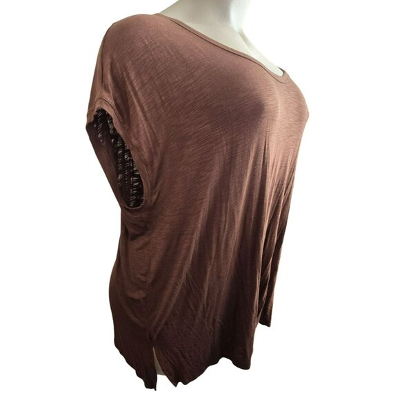 Old Navy Womens Top Luxe 2X Brown Sleeveless Scoop Neck NWT JJ4060 - Picture 3 of 8